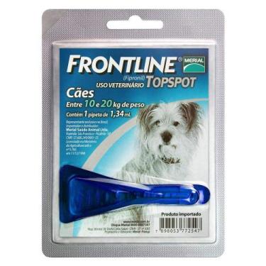 Imagem de Antipulgas e Carrapatos Frontline Topspot para Cães de 10 a 20kg - 1 u
