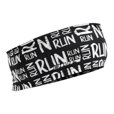 Imagem de Testeira Hupi Headband Bandana Run Run., Preto