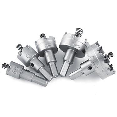 Imagem de Serra Copo, Conjunto de Serra Copo de 20, 50 Mm, Ferramentas de Metalurgia Com Núcleo TCT de Ponta de Carboneto, Liga e HSS, 5 Unidades ou Conjunto