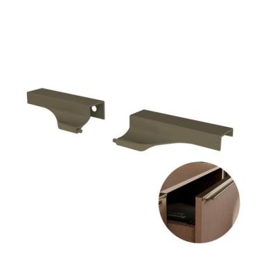 Imagem de Ponteira Para Puxador Facetato Safira Champanhe 1001 de 15 Mm Pe407 Ro