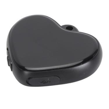 Imagem de Mini gravador de voz Tangxi Q66 Heart Pendant 100h de armazenamento