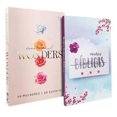 Imagem de Kit Devocional Wonders 50 Mulheres 1 só Espírito + Minhas Anotações Bí