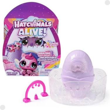 Imagem de Hatchimals Alive brinquedo surpresa Rainbow Splash C/ Acessório 04001 