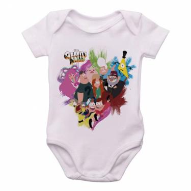 Imagem de body nenê criança roupa bebê   Gravity Falls  personagens - Empório Du