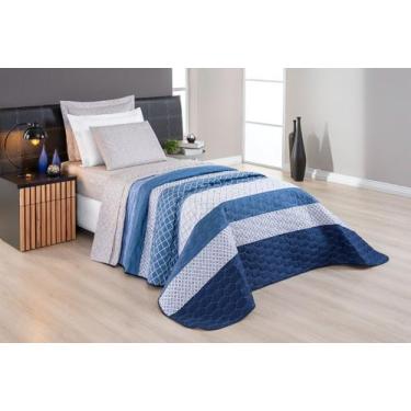 Imagem de Cobre Leito Dupla Face Solteiro Chicago 200 fios Matelado - Nathalia E