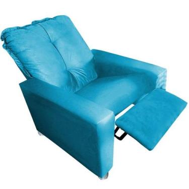 Imagem de Poltrona Gamer RANGER  Reclinável  - Moveis Aguias, TURQUESA