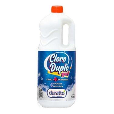 Imagem de Limpador Detergente Espumante Cloro Duplo Gel Duratto 2lt