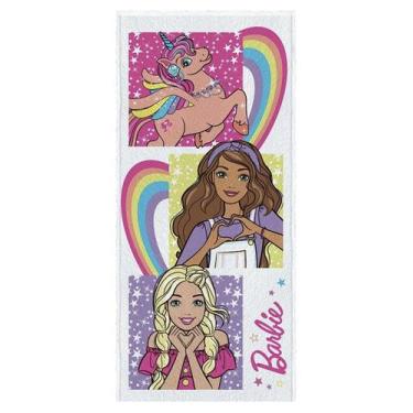 Imagem de Toalha de Banho Felpuda Infantil Barbie - LEPPER