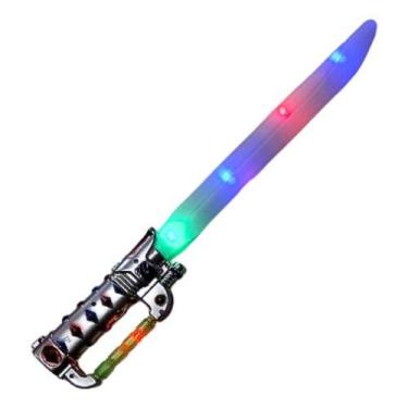 Imagem de Espada De Brinquedo Samurai Ninja Com Laser Som E Luz Oferta - Romã At
