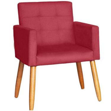 Imagem de Poltrona Decorativa Cadeira Escritório Recepção Sala de estar  - MOBLA