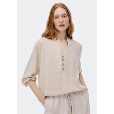 Imagem de Blusa Feminina Manga 3/4 Em Viscolinho - Hering, XG