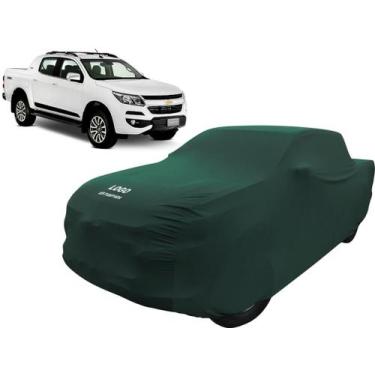 Imagem de Capa De Tecido Para Proteção Do Carro Chevrolet S10 Luxo - Mz, Verde
