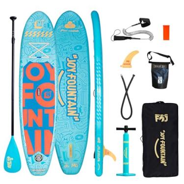 Imagem de FOJ JOYFOUNTAIN Pranchas de Stand Up Paddle Premium de 10,8' X 31,5" X 6" para Todos Os Níveis de Habilidade com Acessórios de Remo para Prancha de Sup, Prancha de Remo Inflável Completa para Adultos