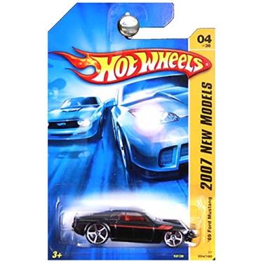 Imagem de 1969 FORD MUSTANG Hot Wheels 2007 New Models Series BLACK Classic Sport Coupe '69 Ford Mustang 1:64 Scale Collectible Die Cast Metal Toy Car Model #4/36