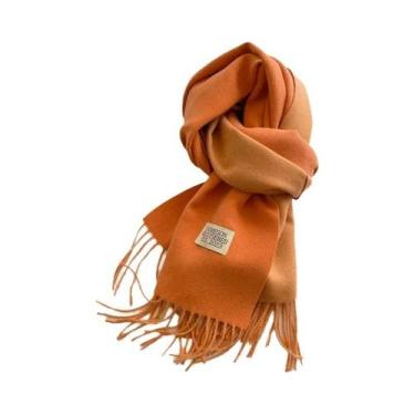 Imagem de Cachecol de Caxemira Dupla Face - Pashmina Quente para Inverno, Dfp022