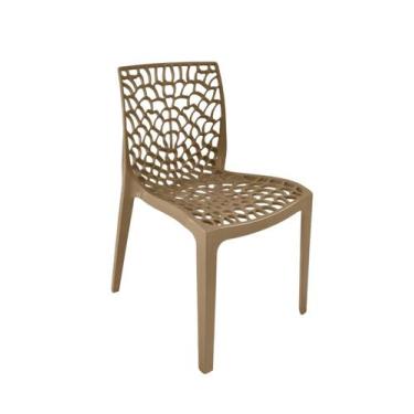 Imagem de Cadeira Gruvyer Nude Sala de jantar Restaurantes Pousada  - ECOMHOME