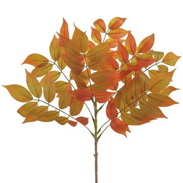 Imagem de Galho de Folhas Outono Decorativas 74cm