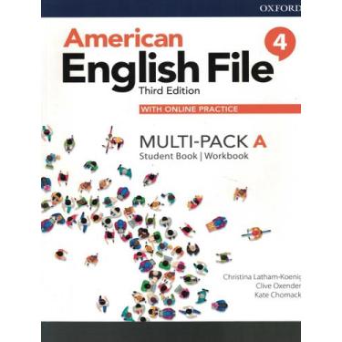 Imagem de Livro - American English File 4A Sb/Wb Multi-Pack With Online Practice