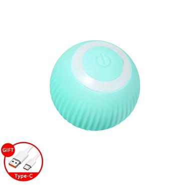 Imagem de Bola de Brinquedo Inteligente Automática Gato Cachorro Pet COR:Azul