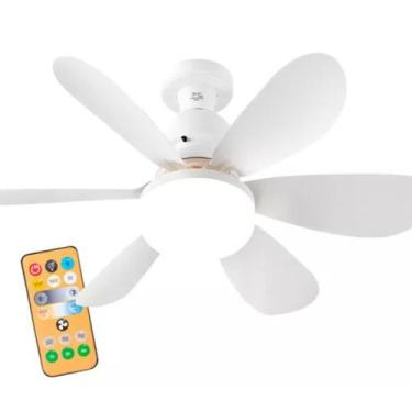 Imagem de Ventilador de Teto com Lâmpada LED 40w E27 Bivolt - Pitti Mega Eletrôn