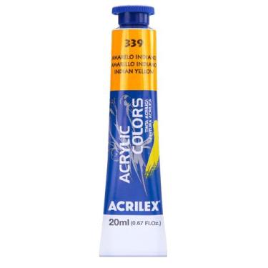 Imagem de Tinta Acrylic Colors Acrilex 20ml 339 Amarelo Indiano, 339 - AMARELO I
