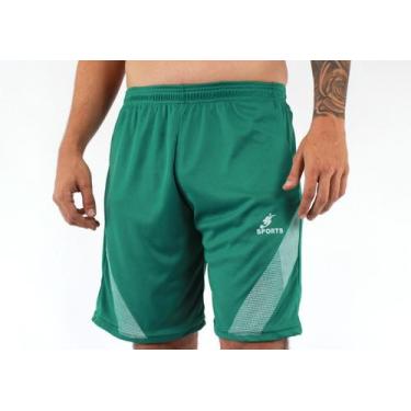 Imagem de Short Calção Bermuda Futebol Academia P ao G3 - Organiky, Verde, G2