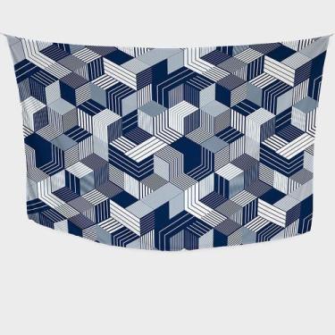 Imagem de Canga/Pareô Sublimado Geométrico 1,00x1,50m - Fera Print - Sublimatex