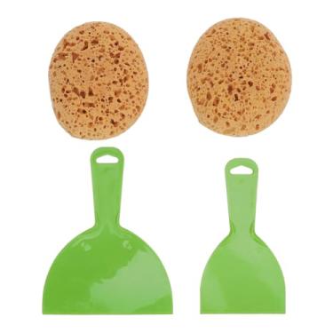 Imagem de Conjunto de Esponja de Textura do Teto, 2pcs de Textura de Dryweed Drywall Esponjas Com 2pcs Kit de Esponja de Textura de Reutores de Plástico de 2pcs para Textura Knockdown Kit