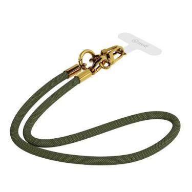 Imagem de Alça Universal Transporte Smartphone Phone Strap Iwill 40cm - Verde c/