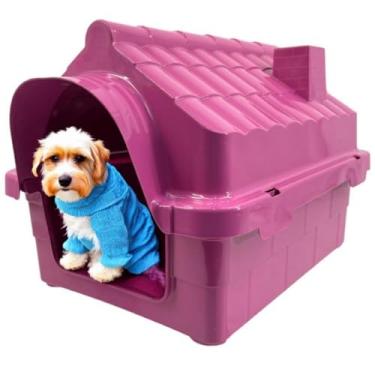 Imagem de Casinha Pet para Cachorro Gato Conforto e Segurança Casa N1 (Rosa, N1)