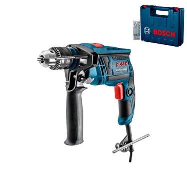 Imagem de Furadeira Impacto 1/2 Pol 750w 12B8 com 5 Brocas BOSCH, 220V