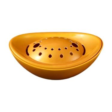 Imagem de Bandeja de gelo seco Shabu Gold Ingot Shaped Tableware Portable Sashimi Display Plate Tripe Presentation Plate para sala de jantar em casa, Ouro