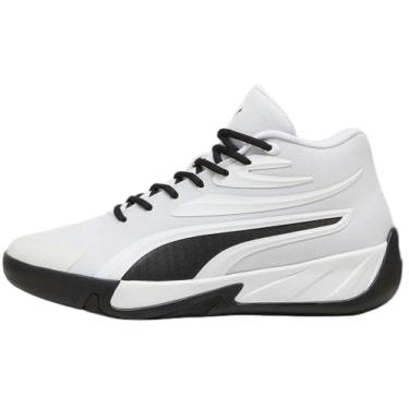 Imagem de PUMA Tênis masculino Court Pro, Branco/preto, 37