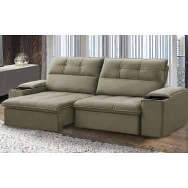 Imagem de Sofá Retrátil Reclinável 2,10m Ferguile França Tc 12001