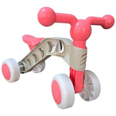 Imagem de Bicicleta Equilibrio Bebe Toyciclo Rosa Aprendizado Seguro - ROMA