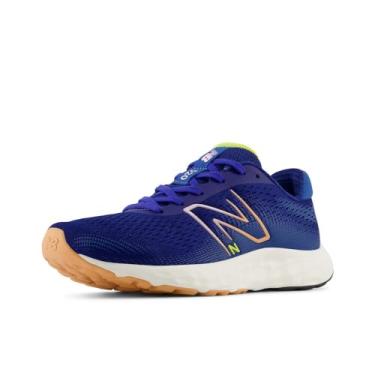 Imagem de New Balance Tênis de corrida feminino 520 V8, Ágata azul/vaga-lume/cobre, 7.5