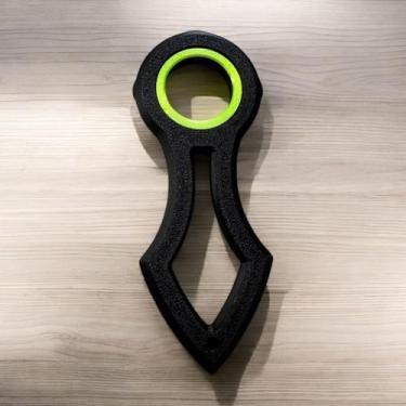 Imagem de Chaveiro Karambit Spinner Ninja Anti-estresse - Fidget Toy Giratório -