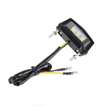 Imagem de Luz de placa de licença LED de 12 V, à prova d'água, lâmpada traseira para caminhões, SUV, trailers, caminhões e barcos, etiquetas de licença