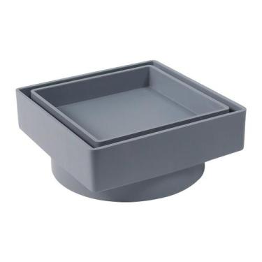 Imagem de Ralo Oculto 10x10 Invisível Inteligente Piso / Porcelanato - GROTO STO