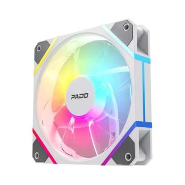 Imagem de Kit de Ventilador RGB 120mm Aigo Pado G12 - 4Pin PWM para Gabinete de 