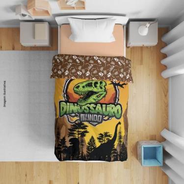 Imagem de Manta Soft Dinossauro Fósseis Criança Menino 1,50mx2,20m - PRESENTE-BR