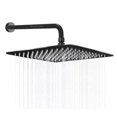 Imagem de Chuveiro Ducha Quadrado  Inox  Area Externa Piscina Banheiro - oem, CU