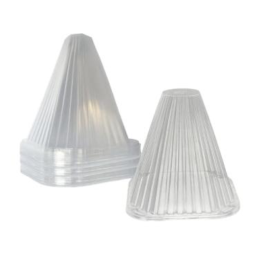 Imagem de Bothyi Cloches de jardim para plantas tampas de planta de sino de proteção à prova de vento ao ar livre contra a neve mini protetores de plantas de estufa, 30 Unidades, 19cmx18cmx6cm