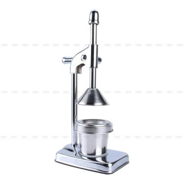 Imagem de Akozon Premium Manual Hand Press Espremedor de Frutas Cítricas Laranja Limão Extrator de Frutas - Fácil Aderência, Aço Inoxidável