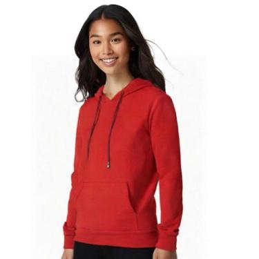 Imagem de Blusa Moletom Unisex  Ziper Agasalho Forrado Com Capuz - Valentina Con