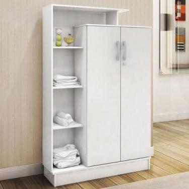 Imagem de Armário multiuso 2 Portas Com Chave Denver - Demóbile, Branco