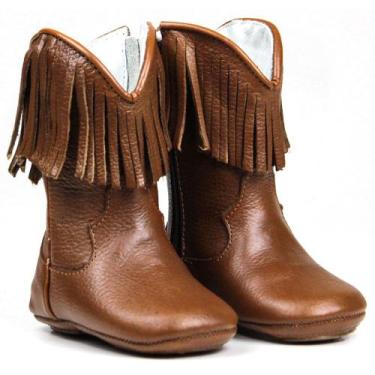 Imagem de Bota Country Infantil Com Franja Pecos Whisky - Caminhos da Roça, 17, 