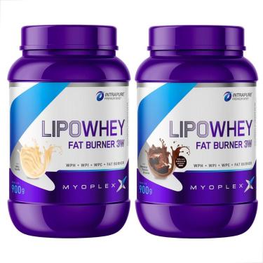 Imagem de Kit 2 Lipo Whey Fat Burner 3W Premium 900g Myoplex-Unissex