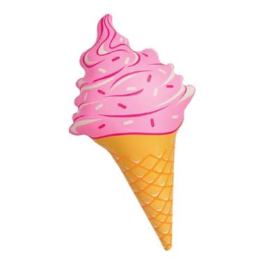 Imagem de Garneck Brinquedos infláveis de sorvete para piscina, sorvete, piscina, , meninos e , brincadeira aquática