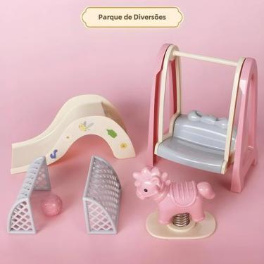 Imagem de Brinquedo de Decoração: Modelo de Parque de Diversões em Miniatura par